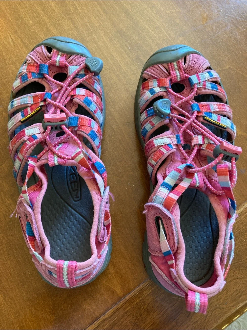 Keen Kids Pink Multi Water-Ready Closed-Toe Sandals